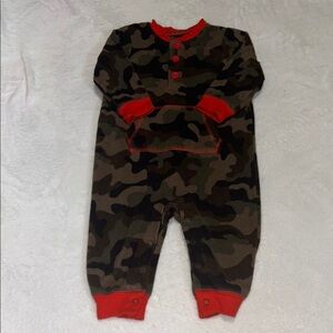 (2 for $10) George Camo fleece One Piece